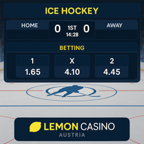 Lemon Casino - Eishockey Sportwetten - NHL und EBEL